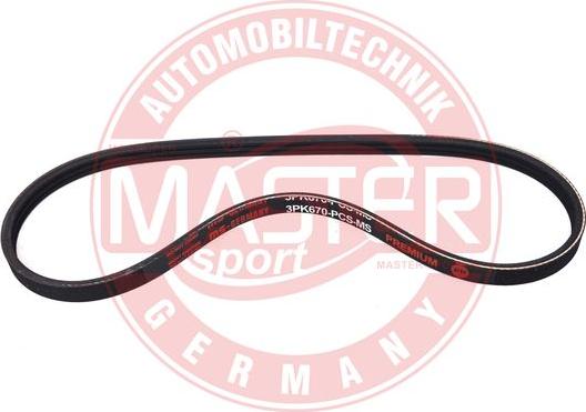 MASTER-SPORT 3PK670-PCS-MS - Curea transmisie cu caneluri - allinparts.ro