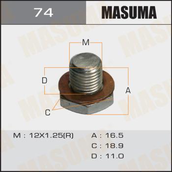 MASUMA 74 - Surub de golire,baia de ulei - allinparts.ro