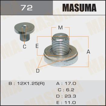 MASUMA 72 - Surub de golire,baia de ulei allinparts.ro