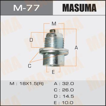 MASUMA M-77 - Surub de golire,baia de ulei - allinparts.ro
