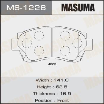 MASUMA MS-1228 - Set saboti frana allinparts.ro