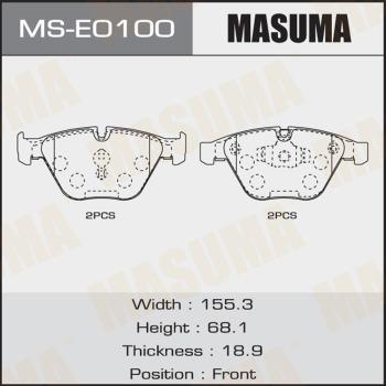 MASUMA MS-E0100 - Set saboti frana - allinparts.ro