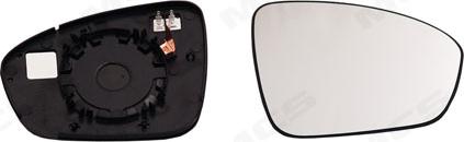 MCS 332383 - Sticla oglinda, oglinda retrovizoare exterioara - allinparts.ro