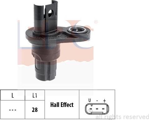 MDR EPS-1953 760 - Senzor impulsuri, arbore cotit - allinparts.ro