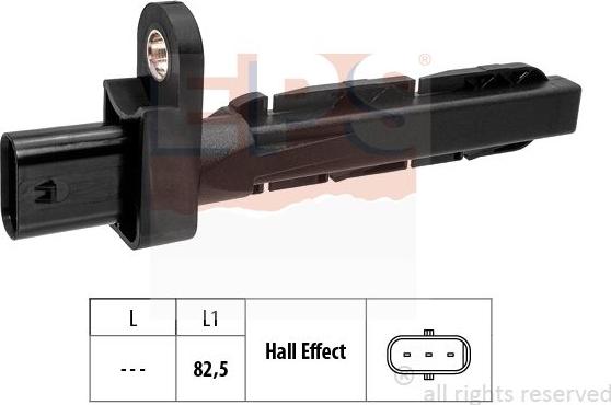 MDR EPS-1953 827 - Senzor impulsuri, arbore cotit - allinparts.ro