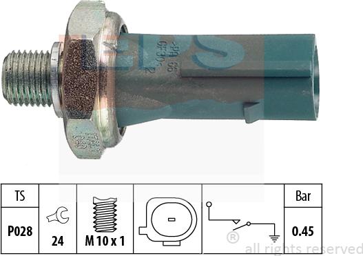 MDR EPS-1800 174 - Senzor,presiune ulei - allinparts.ro