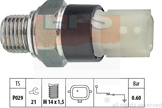 MDR EPS-1800 178 - Senzor,presiune ulei allinparts.ro
