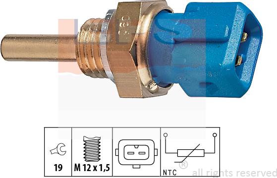MDR EPS-1830 128 - Senzor,temperatura combustibil allinparts.ro