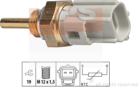 MDR EPS-1830 323 - Senzor,temperatura lichid de racire - allinparts.ro