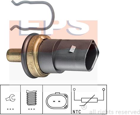 MDR EPS-1830 278 - Senzor,temperatura lichid de racire allinparts.ro