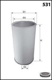 Mecafilter FA3671 - Filtru aer secundar allinparts.ro