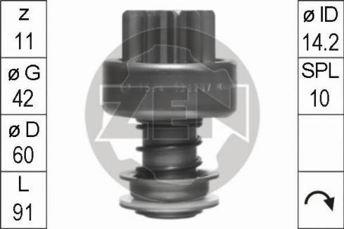 Messmer ZN1594 - Pinion electromotor - allinparts.ro
