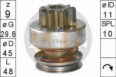 Messmer ZN1720 - Pinion electromotor - allinparts.ro