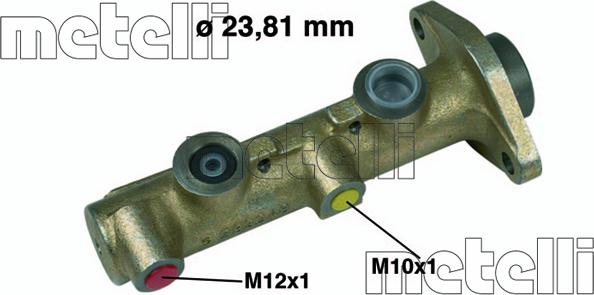 Metelli 05-0089 - Pompa centrala, frana - allinparts.ro