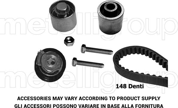 Metelli 29-0046 - Set curea de distributie allinparts.ro