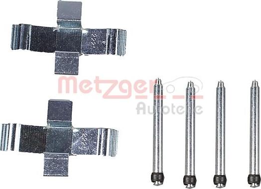 Metzger 109-0916 - Set accesorii, placute frana allinparts.ro