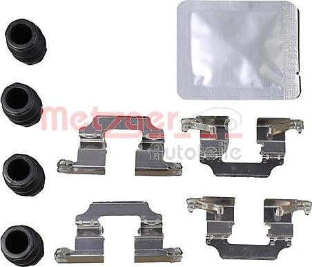 Metzger 109-0008 - Set accesorii, placute frana - allinparts.ro