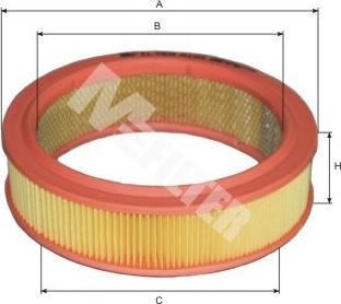 Mfilter A 101 - Filtru aer - allinparts.ro