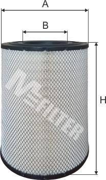 Mfilter A 842 - Filtru aer - allinparts.ro