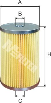 Mfilter DE 16 - Filtru combustibil allinparts.ro