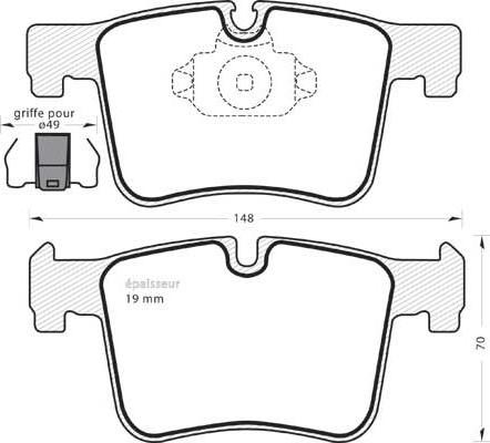 ACDelco 19377465 - Set placute frana,frana disc - allinparts.ro