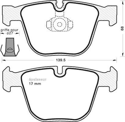 ABE C2B031ABE - Set placute frana,frana disc - allinparts.ro