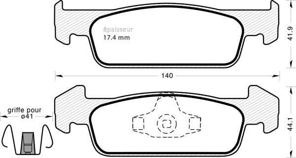 ACDelco 19374471 - Set placute frana,frana disc - allinparts.ro