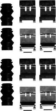 MGA A410 - Set accesorii, placute frana allinparts.ro