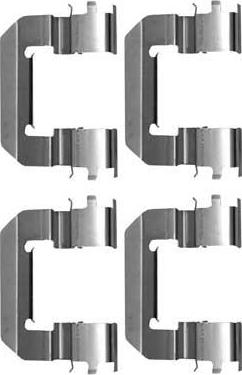 MGA A427 - Set accesorii, placute frana - allinparts.ro