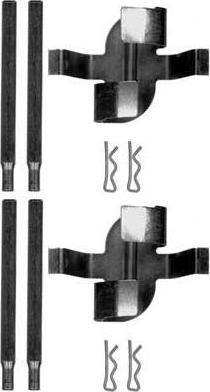 MGA A106 - Set accesorii, placute frana allinparts.ro