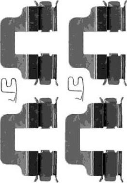 MGA A179 - Set accesorii, placute frana - allinparts.ro