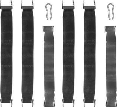MGA A34 - Set accesorii, placute frana allinparts.ro