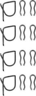 MGA A35 - Set accesorii, placute frana allinparts.ro