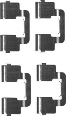 MGA A307 - Set accesorii, placute frana allinparts.ro