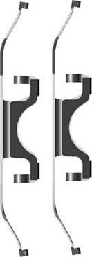 MGA A328 - Set accesorii, placute frana - allinparts.ro