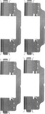 MGA A298 - Set accesorii, placute frana allinparts.ro