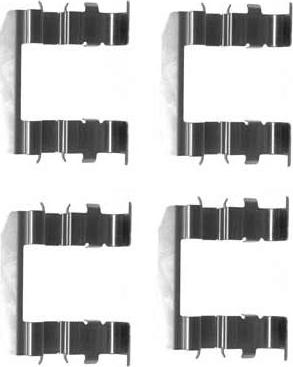 MGA A293 - Set accesorii, placute frana - allinparts.ro
