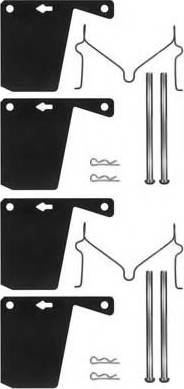 MGA A20 - Set accesorii, placute frana allinparts.ro