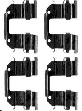 MGA A214 - Set accesorii, placute frana allinparts.ro