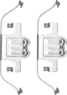 MGA A280 - Set accesorii, placute frana - allinparts.ro