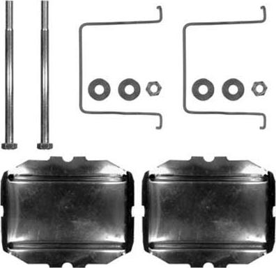 MGA A7 - Set accesorii, placute frana allinparts.ro