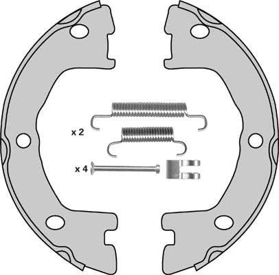 MGA M940R - Set saboti frana, frana de mana - allinparts.ro