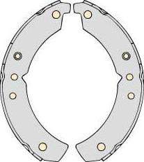 MGA M568 - Set saboti frana allinparts.ro