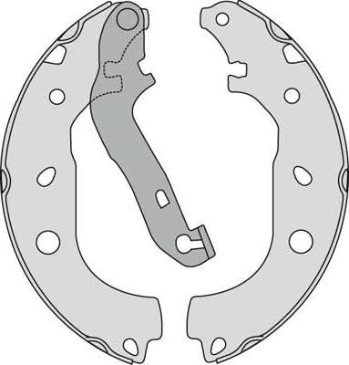 MGA M846 - Set saboti frana - allinparts.ro