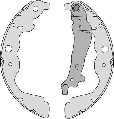 MGA M881 - Set saboti frana - allinparts.ro
