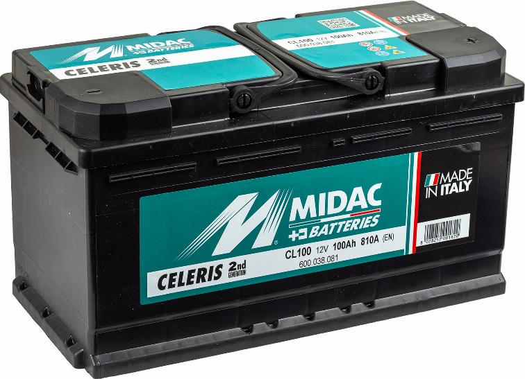 MIDAC CL100 - Baterie de pornire allinparts.ro