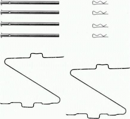 Mintex MBA998 - Set accesorii, placute frana - allinparts.ro