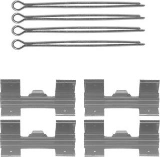 Mintex MBA952 - Set accesorii, placute frana - allinparts.ro