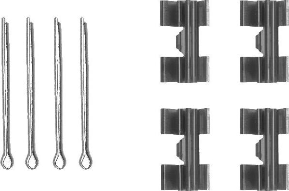 Mintex MBA969 - Set accesorii, placute frana - allinparts.ro