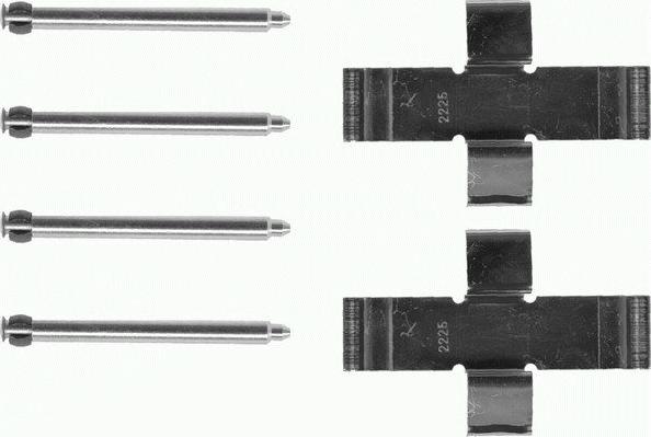 Mintex MBA916 - Set accesorii, placute frana - allinparts.ro